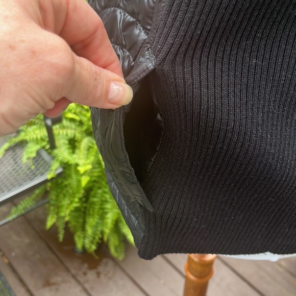 CHICO'S Collections Black Zip Front Vest Size 1 - Picture 2 of 8